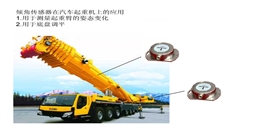 倾角传感器在汽车起重机上应用