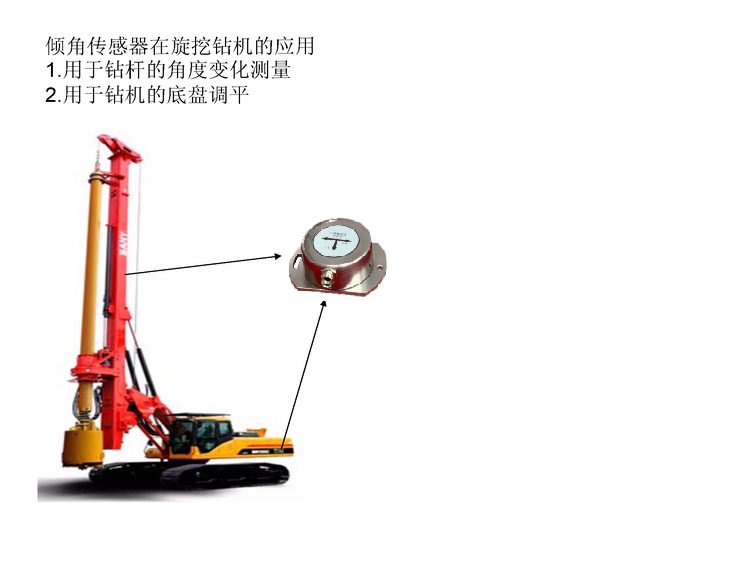 倾角传感器在旋挖钻机上的应用